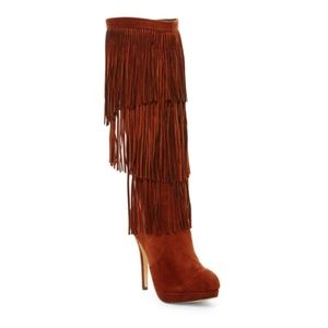 Fringe boots
